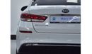 كيا أوبتيما EXCELLENT DEAL for our KIA Optima ( 2019 Model ) in White Color American Specs