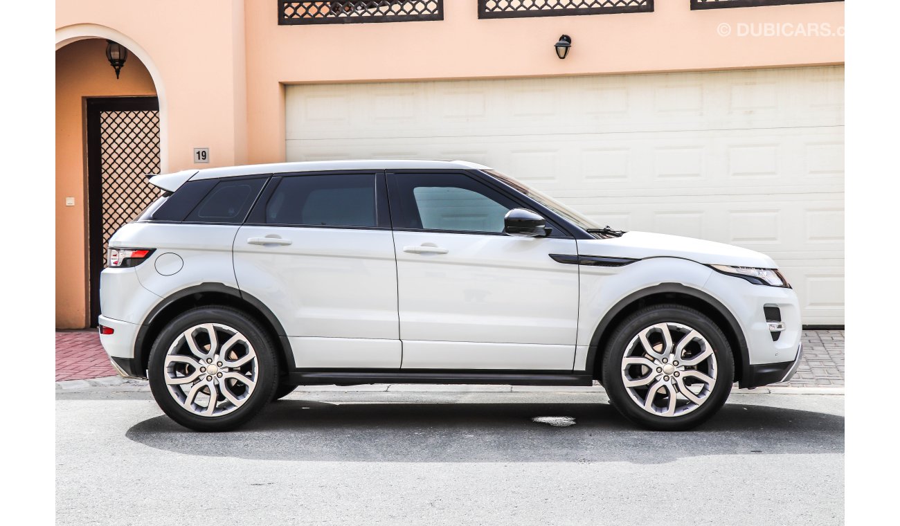 Land Rover Range Rover Evoque Dynamic 2015 GCC under Agency Warranty with Zero Down-Payment.