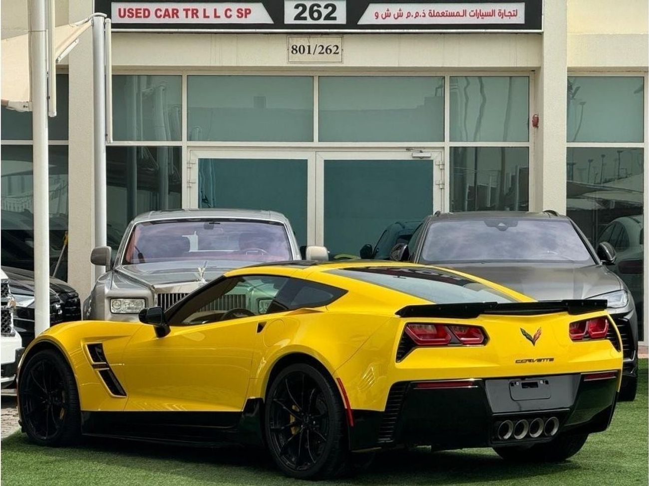 شيفروليه كورفت شيفروليه كورفت C7 جراند سبورت 2018 فل كاربون فايبر  وارد بحاله ممتازه