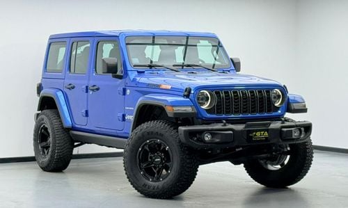 Jeep Wrangler 2024 Jeep Wrangler Unlimited Sahara Jeepers Edition, 2027 Jeep Warranty, Very Low Km, GCC