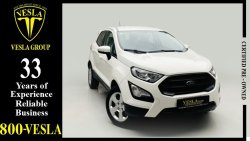 Ford EcoSport LIMITED + LEATHER SEATS + NAVIGATION / GCC / 2018 / DEALER WARRANTY UNTIL 30/01/2023 / 705 DHS P.M.