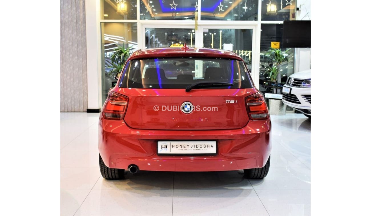 BMW 116i AMAZING BMW 116i 2013 Model!! in Red Color! GCC Specs