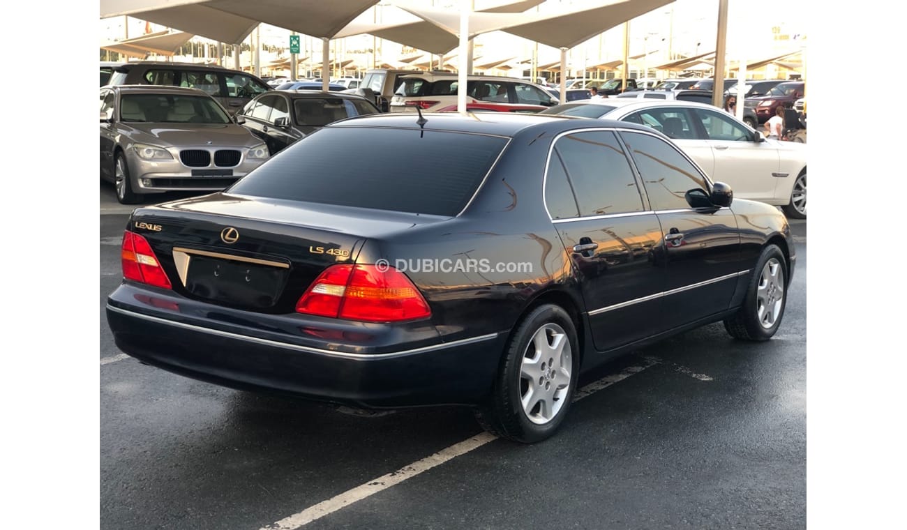 لكزس LS 430 موديل 2002 وارد امريكي فتحه سقف وكراسي جلد ومثبت سرعه وتحكم كهربي كامل