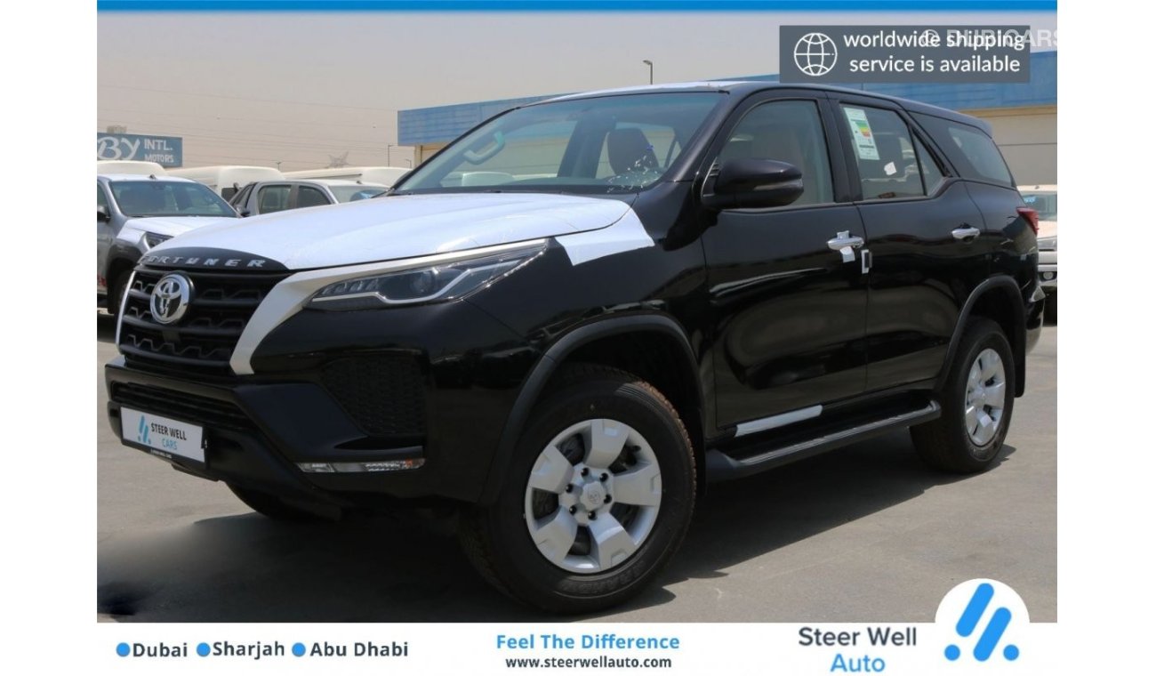 تويوتا فورتونر LOWEST PRICE 2023 |  2.4L DIESEL 4X4 , REAR A/C, CLIMATE CONTROL WITH GCC SPECS EXPORT ONLY