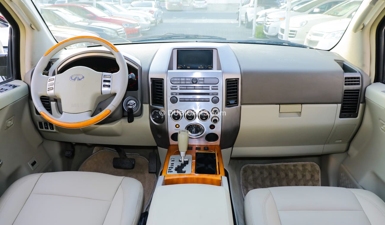 Infiniti QX56 Gulf model 2007 No. 1, white color, hole diaphragm, sensors, installed in excellent condition, you d