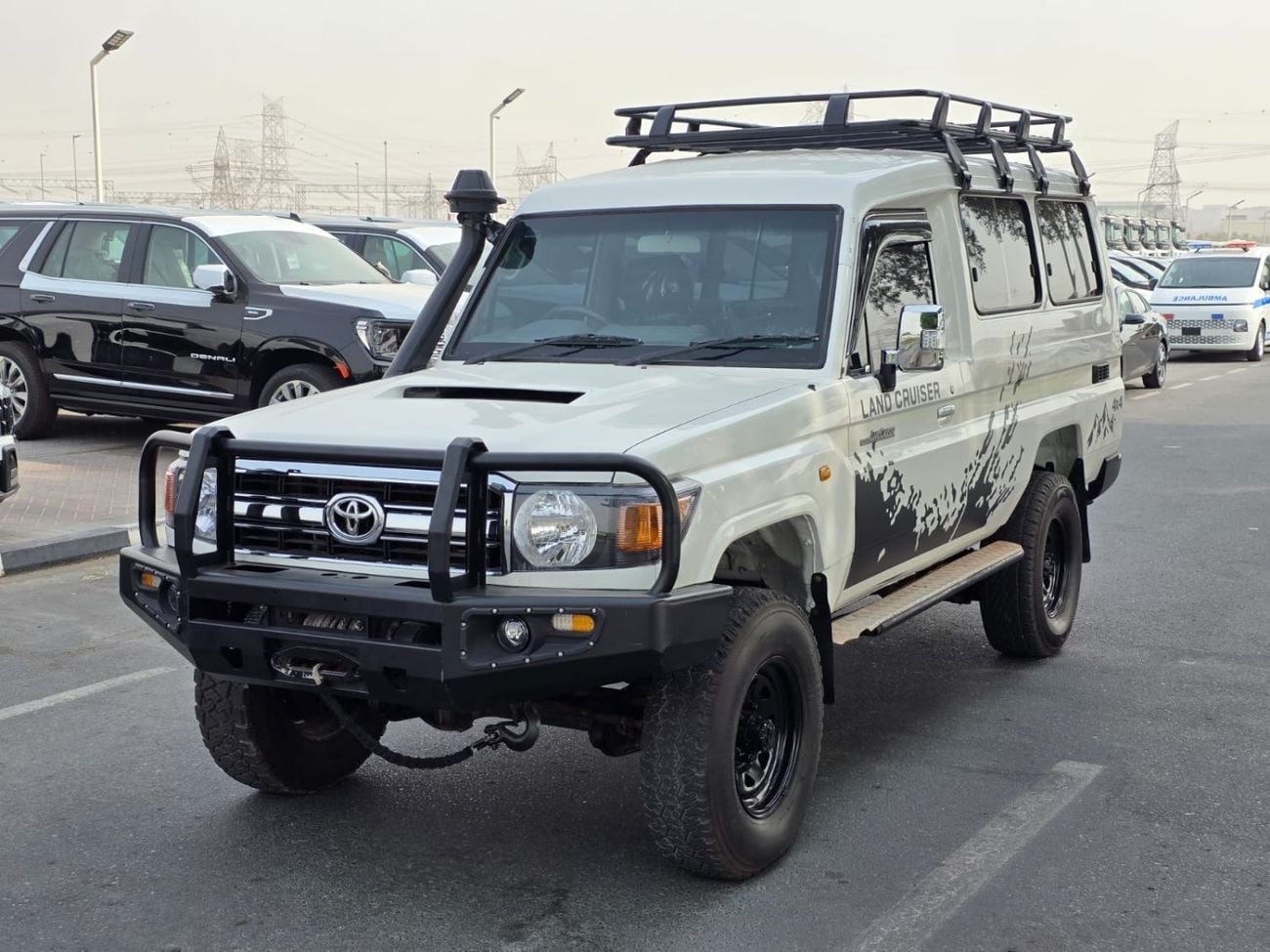 تويوتا لاند كروزر 70 LC76 HT SWB RIGHT HAND 3 DOORS HARDTOP 2014 MODEL V8 DIESEL MANUAL GEAR
