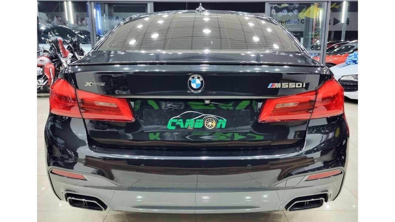 BMW M550i SPECIAL OFFER BMW M550I 2018 GCC IN IMMACULATE CONDITION STILL UNDER SERVICE CONTRACT FROM BMW