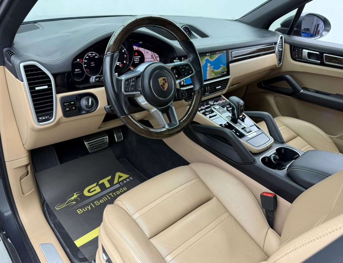 بورش كايان S 2.9L (440 HP) 2019 Porsche Cayenne S, Warranty, Full Porsche Service History, Sport Chrono Package
