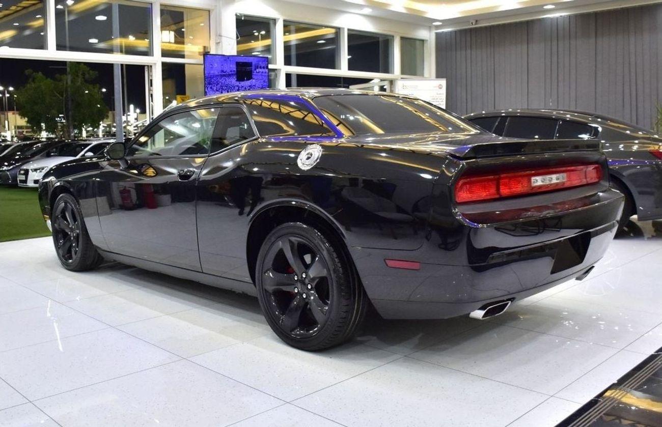 دودج تشالينجر EXCELLENT DEAL for our Dodge Challenger V6 ( 2014 Model ) in Black Color GCC Specs