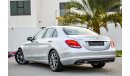 Mercedes-Benz C200 2 Y Warranty! Pristine condition! GCC - AED 2,330 per month - 0% Downpayment
