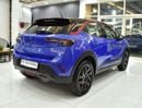 Opel Mokka GS LINE EXCELLENT DEAL for our Opel Mokka 1.2L ( 2022 Model ) in Blue Color GCC Specs