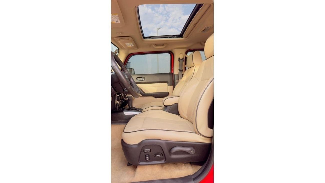 Hummer H3 2008 | LHD | LEATHER SEAT | SUNROOF | ROOF MOUNTED LED STRIP LIGHTS | BACK TIRE