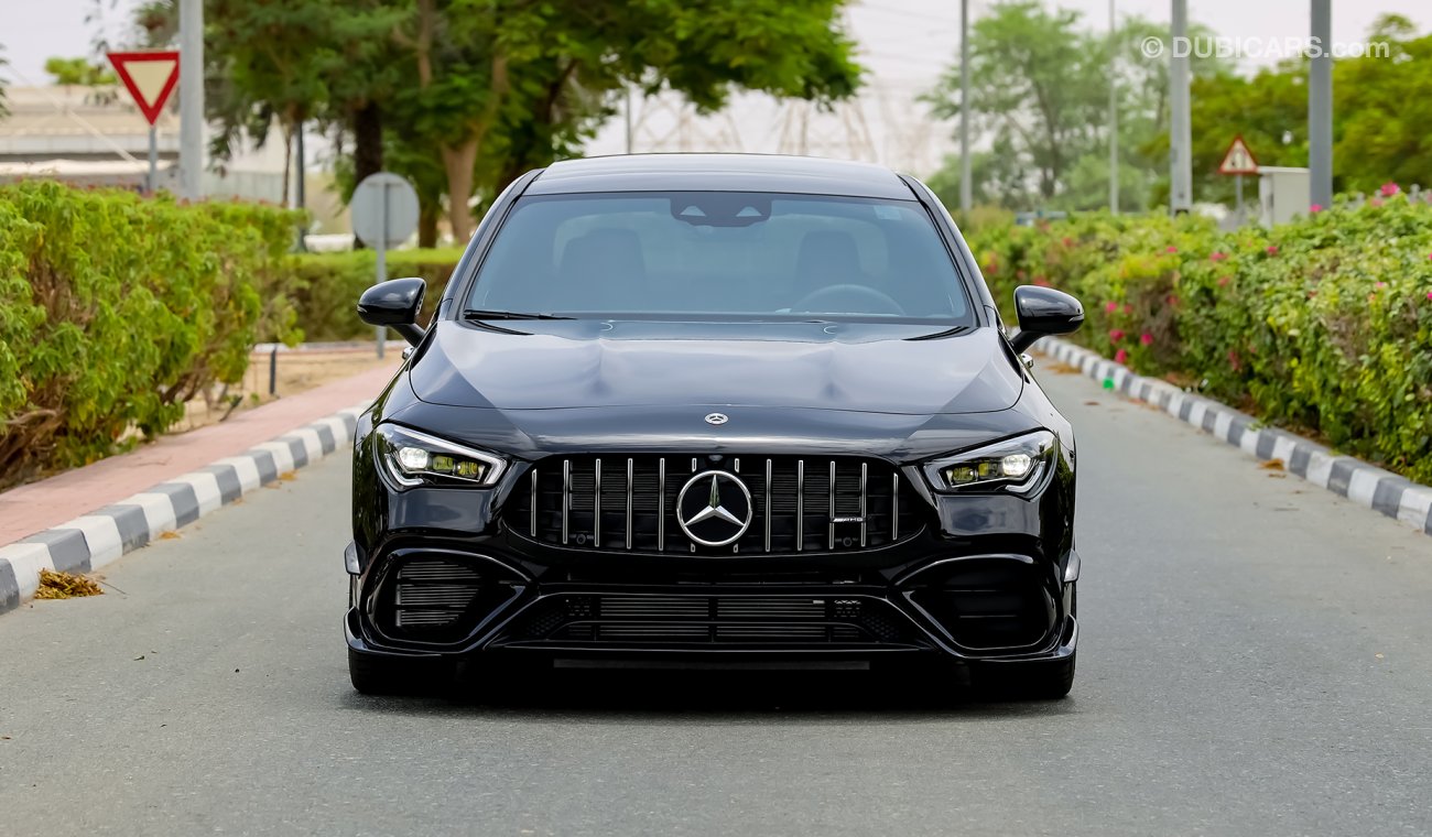 Mercedes-Benz CLA 45 AMG S 4Matic Plus, Coupe , Night Package , GCC , 2021 , 0Km , W/2 Yrs UNLTD MLG WNTY @EMC