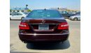 Mercedes-Benz E 350 Burgundy Color