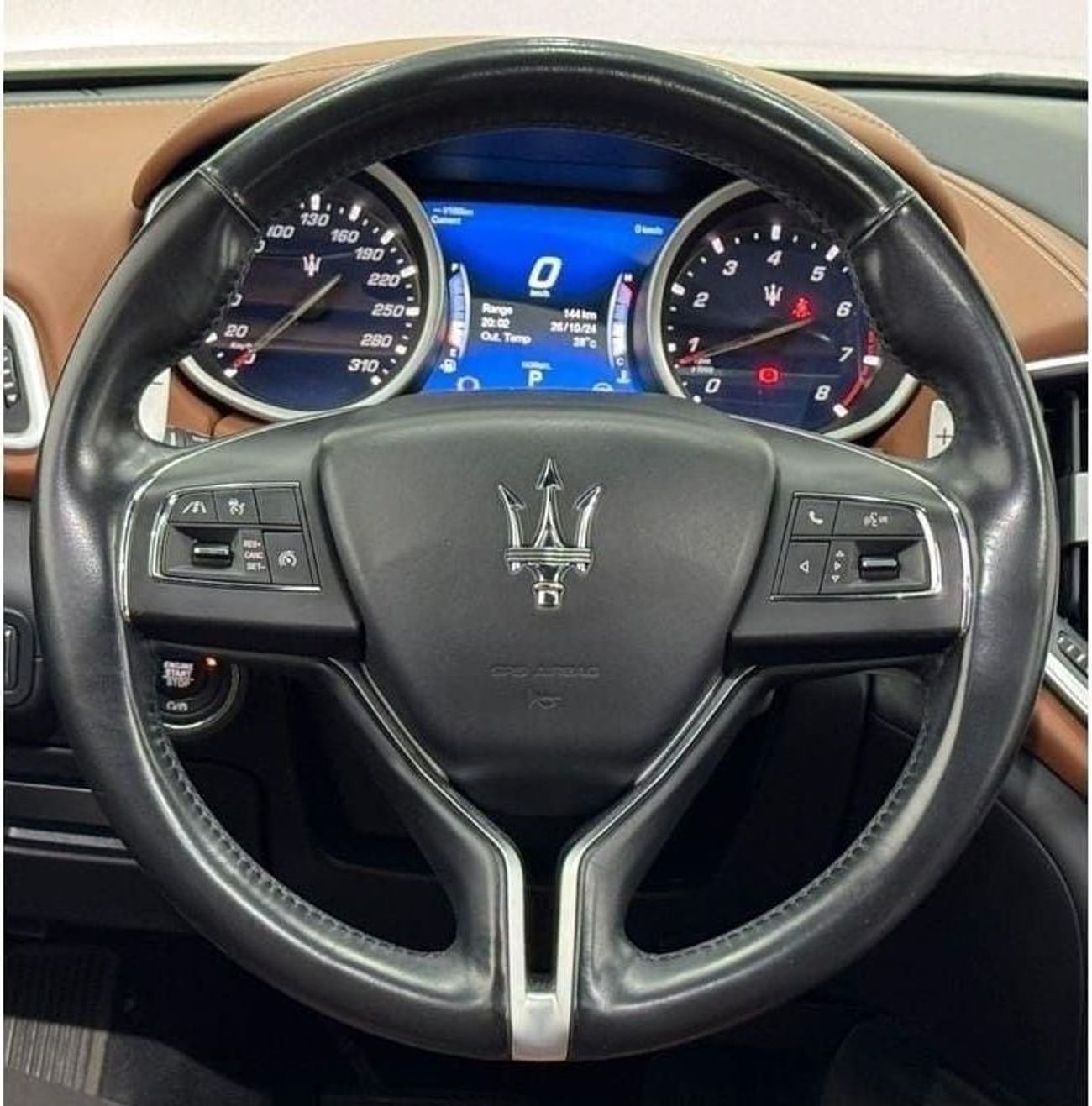 Maserati Ghibli S 3.0L 2020 Maserati Ghibli S GranLusso, Warranty, Full Maserati Service Histo