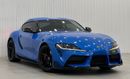 تويوتا سوبرا 2021 Toyota Supra GR Blue Edition, Nov 2026 Toyota Warranty, Low Kms, GCC