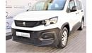 بيجو بارتنر RIFTER 1.6L MT 7STR DSL 2022 GCC WARRANTY UP 2026 OR 200K KM