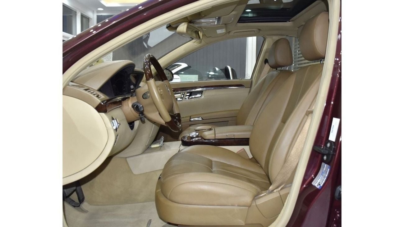 Mercedes-Benz S 500 EXCELLENT DEAL for our Mercedes Benz S500 ( 2006 Model ) in Burgundy Color GCC Specs