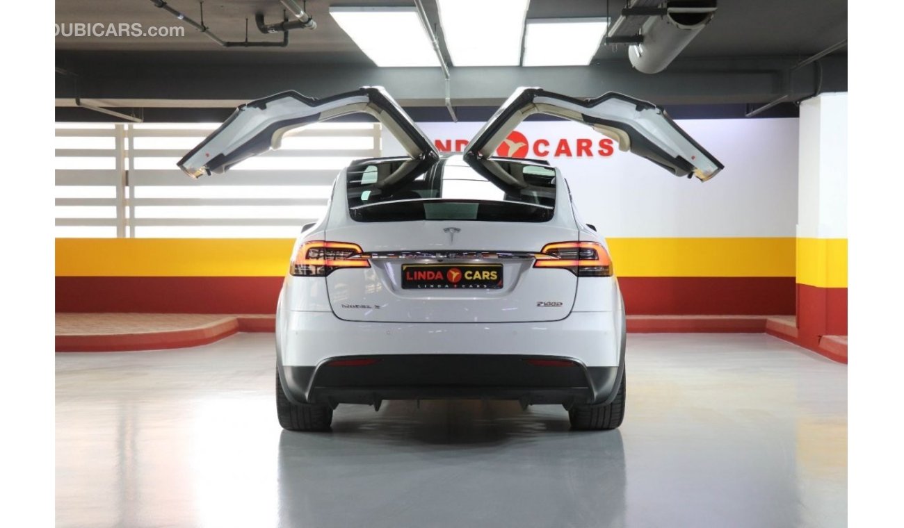 تيسلا موديل اكس Tesla Model X P100D 2017 GCC under Warranty with Flexible Down-Payment