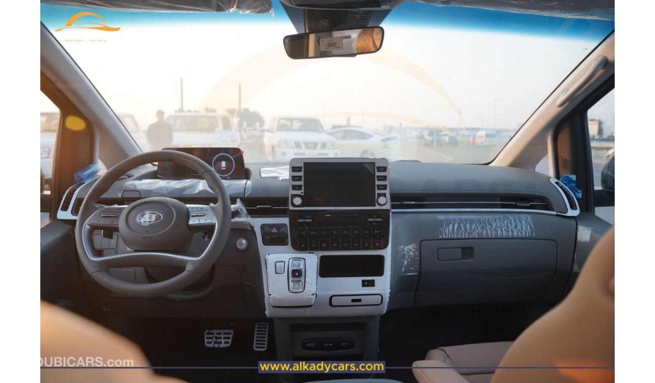 Hyundai Staria ALKADY CARS  HYUNDAI STARIA 3.5L V6 LUXURY PLUS 2024 GCC SPECS 9-SEATS