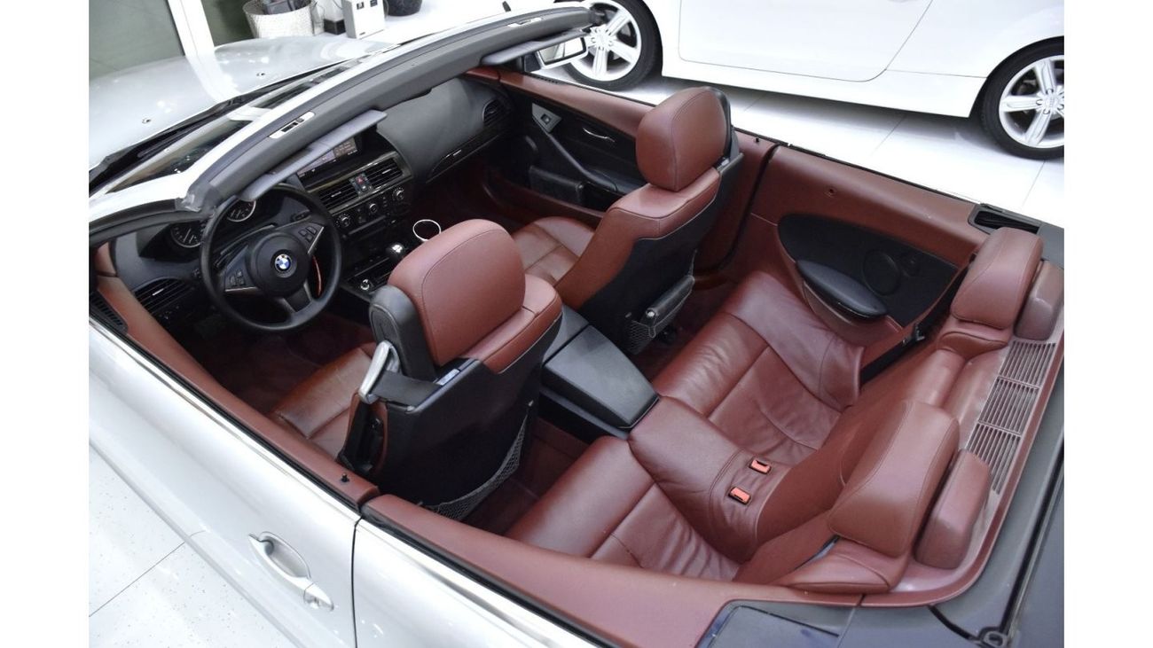 BMW 650i EXCELLENT DEAL for our BMW 650i Convertible ( 2006 Model ) in Silver Color GCC Specs