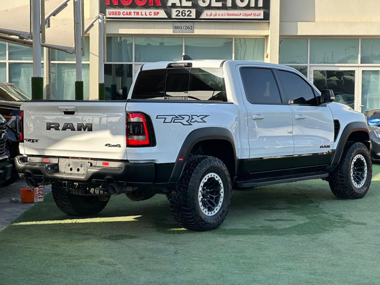 رام 1500 TRX DODGE RAM TRX 6.2 SUPER CHARGE 2022 GCC FULL OPTION ORIGINAL PAINT PERFECT CONDITION UNDER WARRANTY