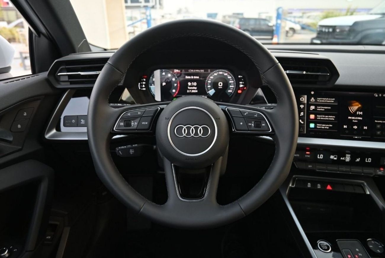 Audi A3 S Line 35TFSI 1.4L Turbo, Petrol Model 2024, Color White