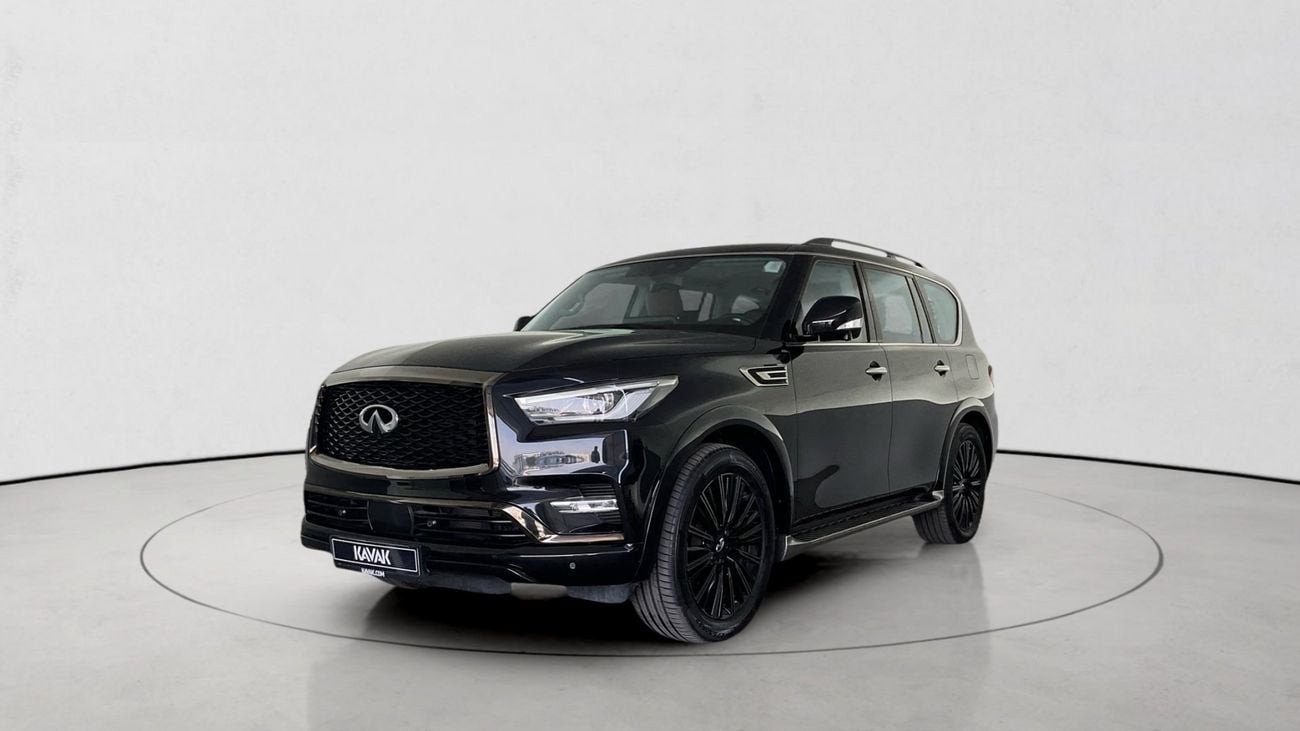 إنفينيتي QX80 5.6 SENSORY PRO AT 4WD 8 SEATS BLACK EDT | شامل الضمان | 0 ﺪﻔﻋﺓ ﺃﻮﻟﻯ