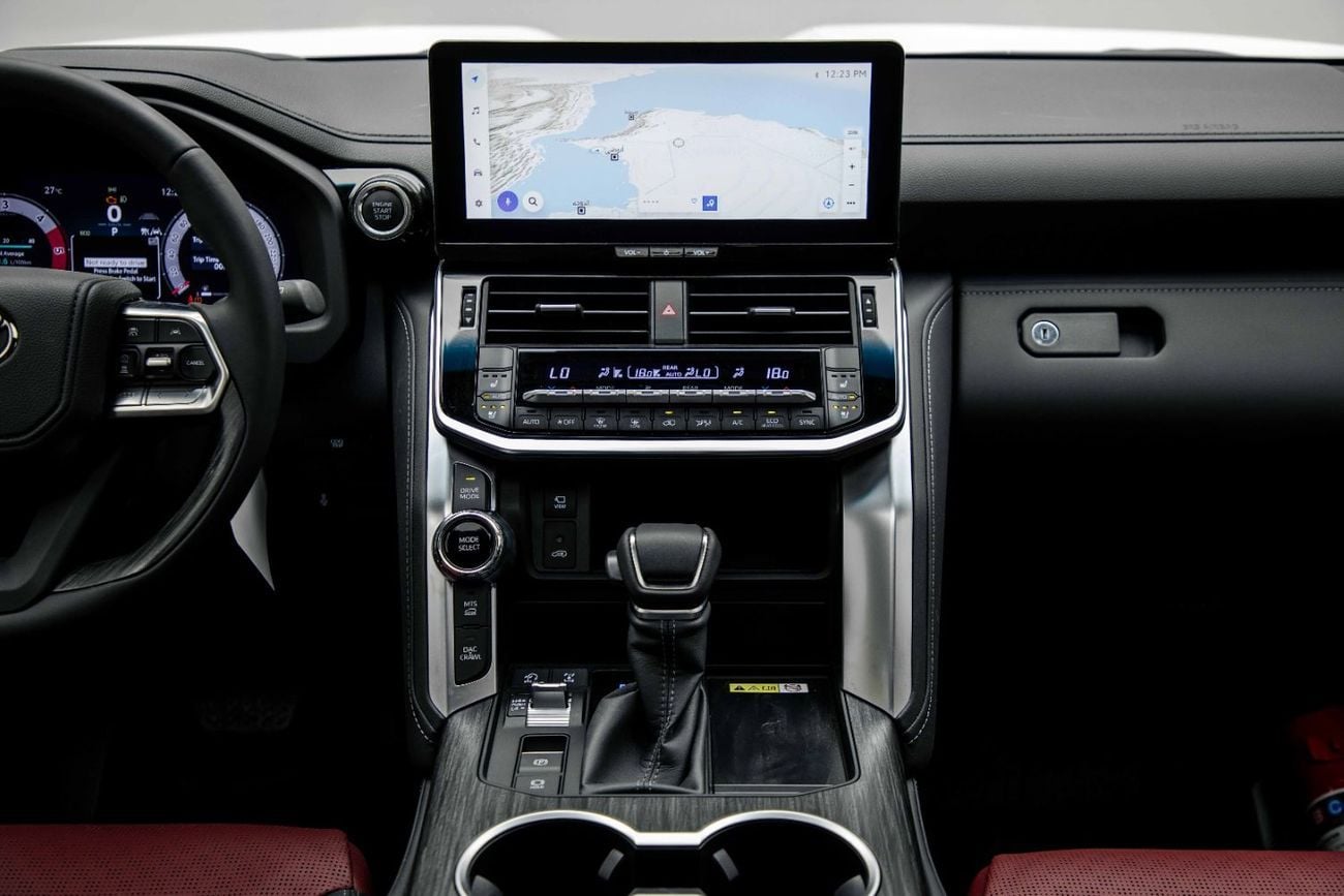 Toyota Land Cruiser VXR LC300 VXR Z 3.3L - Precious White Pearl Inside Black & Red | Export Only