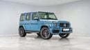 مرسيدس بنز G 63 AMG Std 4.0L UAE's Very Best Example | 2 Years Free Servicing | AED 9,237 Per Month