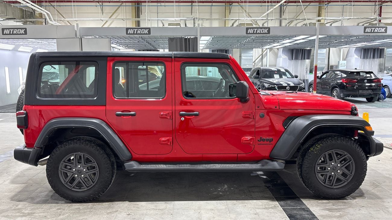 جيب رانجلر 2024 SPORT | AED 2050/Month | 0 DP | 30 Day Return | Warranty