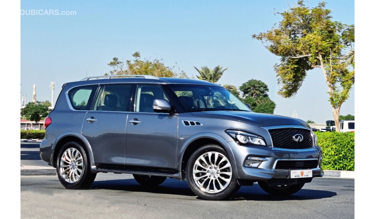 إنفينيتي QX80 FULL OPTION - COMPLETELY AGENCY MAINTAINED -WARRANTY - BANK FINANCE FACILITY