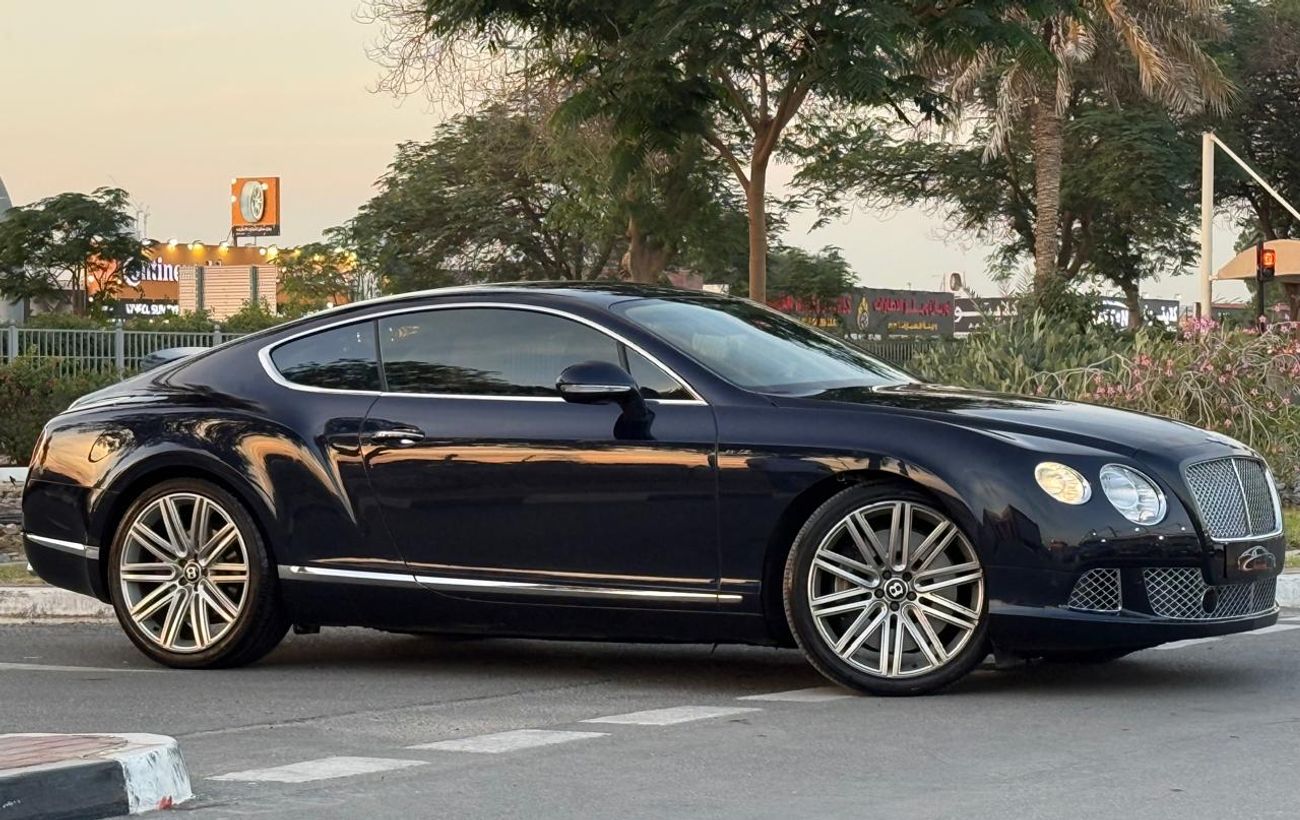 Bentley Continental GT BENTLEY CONTINENTAL GT SPEED V12 2013 GCC IN PERFECT CONDITION LOW MILEAGE SERVICE HISTORY