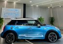Mini Cooper S AMAZING BLUE MINI COOPER S ** JCW ** || TOP OF THE RANGE || GCC || RED , BLACK INTERIOR