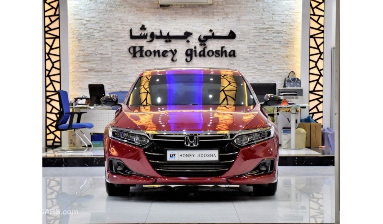 هوندا أكورد EXCELLENT DEAL for our Honda Accord Sport ( 2022 Model ) in Red Color GCC Specs
