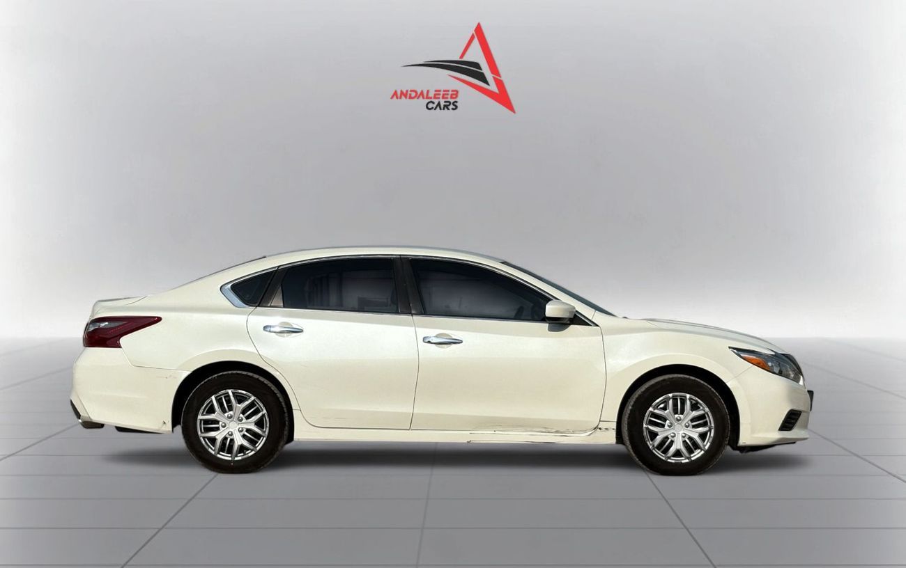 نيسان ألتيما S 2.5L I4 A/T | 2018 | GCC SPECS | WHITE EXTERIOR | AED 480 per month