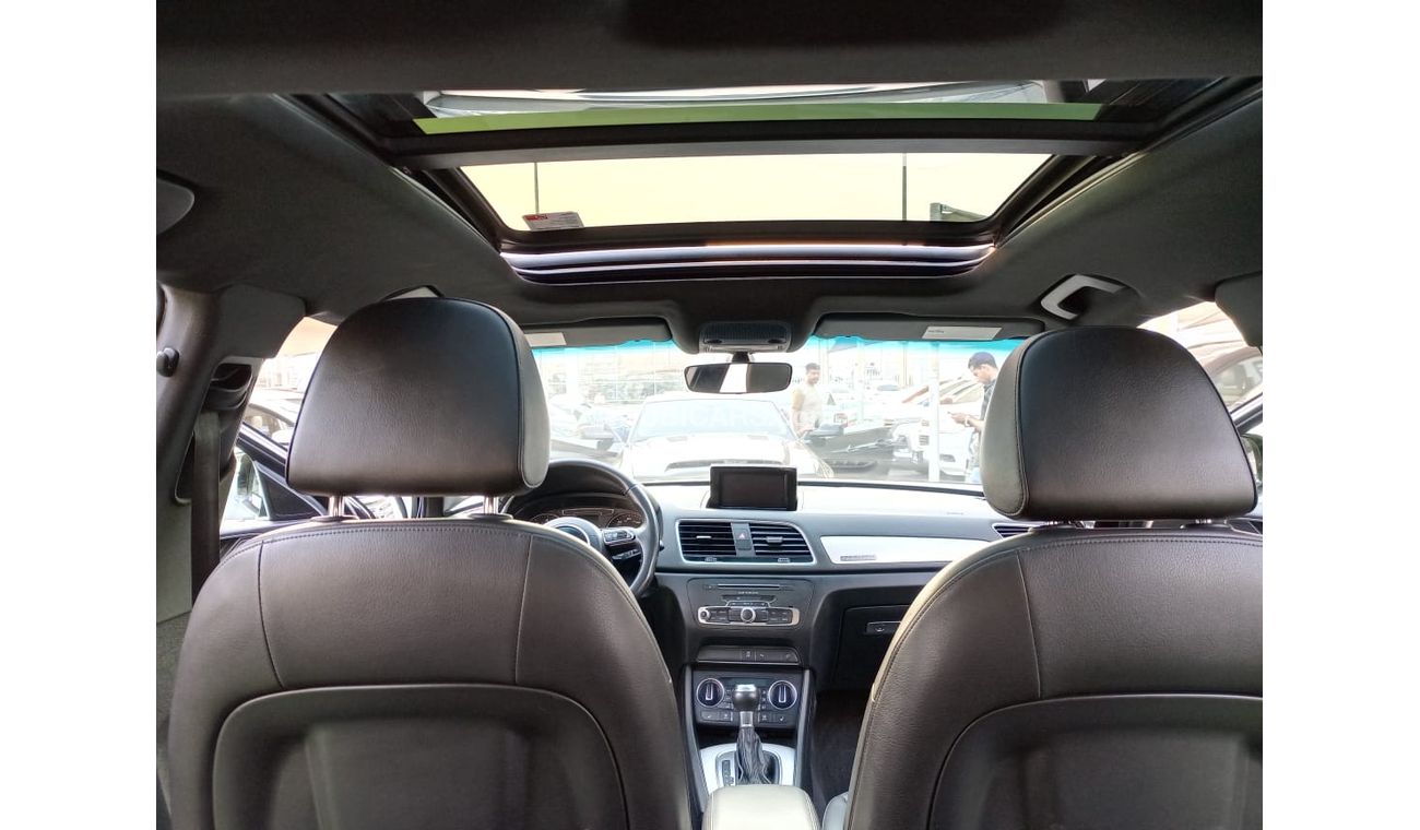 أودي Q3 2018 مواصفات أمريكية 4 سلندرS LINE بانوراما جلد مثبت سرعة تحكم رنجات حساسات كاميرا خلفية