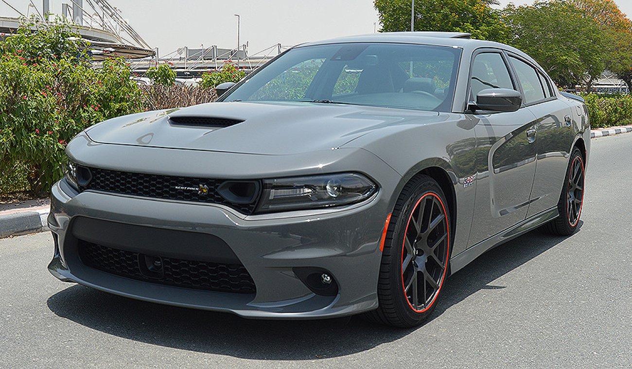 Dodge Charger 2019 SRT Scatpack, 6.4L HEMI V8 GCC, 0km with 3 Years or 100,000km Warranty