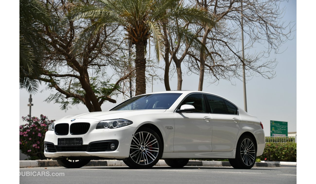 BMW 550i 2016 - MPOWER - TWIN TURBO - WARRANTY - BANK LOAN WITH O DOWNPAYMENT - 2473 AED PER MONTH