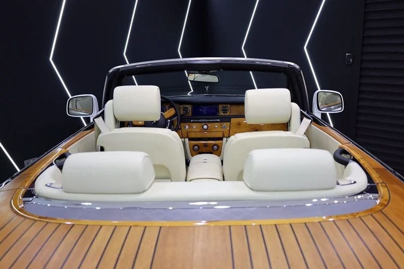 Rolls Royce Phantom COUPE DROPHEAD 2013 Rolls-Royce Phantom Drophead, Brushed Stainless-Steel Bonnet, Teak Yacht Deck, GCC Specs!!