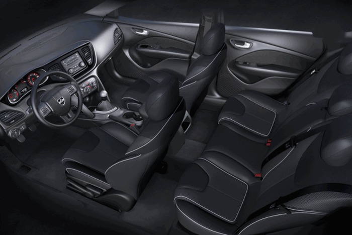 Dodge Dart interior - Seats