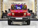 جيب رانجلر EXCELLENT DEAL for our Jeep Wrangler Sahara ( 2014 Model ) in Red Color GCC Specs