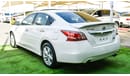 Nissan Altima White color inside Big Ward No.1 fingerprint slot, leather alloy wheels, camera screen control senso