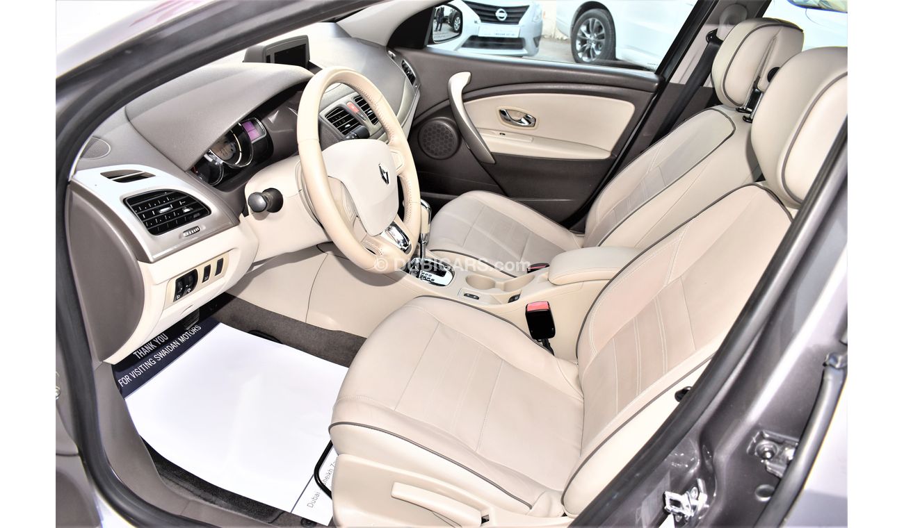 Renault Fluence AED 742 PM | 2.0L LE GCC DEALER WARRANTY