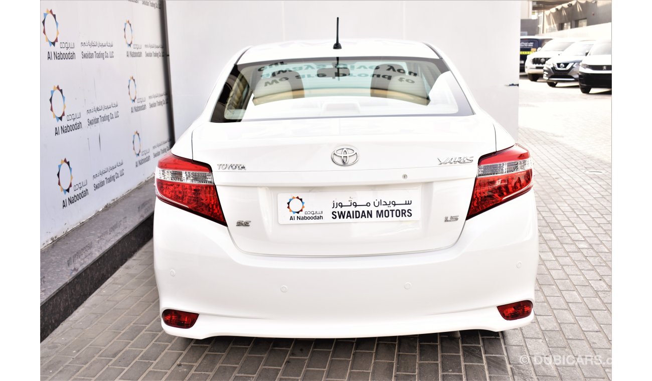 تويوتا يارس AED 840 PM | 0% DP | 1.5L SE SEDAN GCC WARRANTY