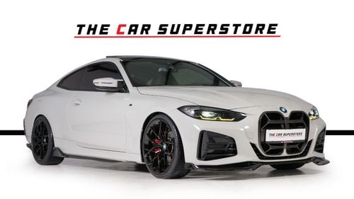 BMW 430i M Sport 2.0L GCC-Low Mileage-AGMC Full Service History Warranty & Service Contract-Aero Kit