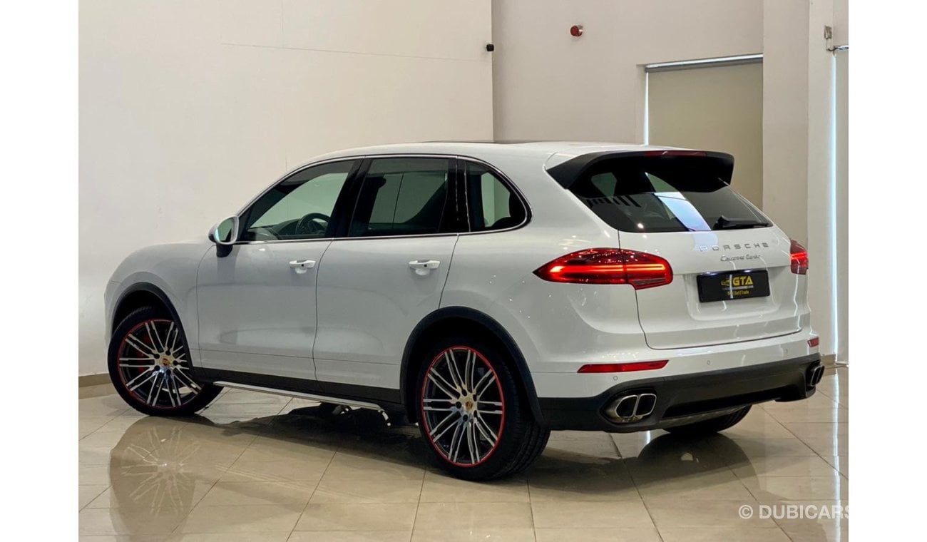 بورش كايان توربو 2015 Porsche Cayenne Turbo, Porsche Service History, Warranty, Immaculate Condition, GCC