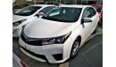 Toyota Corolla 2015 WHITE GCC NO PAIN NO ACCIDENT PERFECT