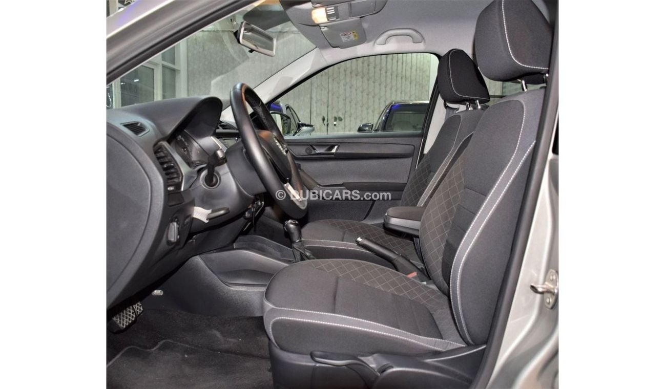 Skoda Fabia EXCELLENT DEAL for our Skoda FABIA 1.6L 2019 Model!! in Beige/Silver Color! GCC Specs
