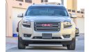 GMC Acadia SLT 2015 AED 1360 P.M with 0% D.P under warranty